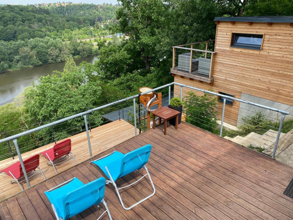 Apartman - E - Vyhlidka Nad Rekou Здиби Екстер'єр фото